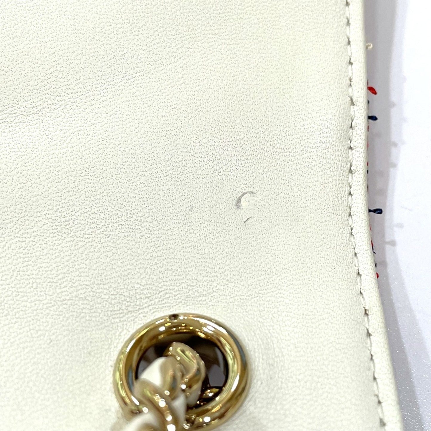 Chanel Cc Coco Mark Flap Pochette Bag Chain Shoulder Leather Tweed
