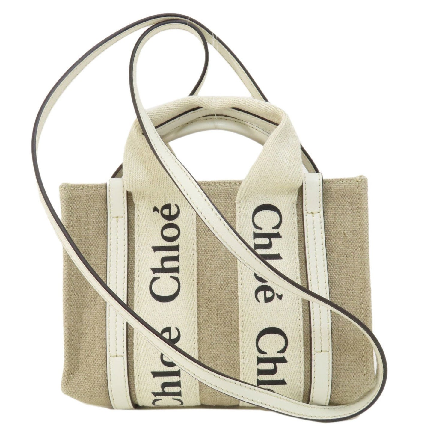 Chlo Chloe Woody Shoulder Bag Canvas