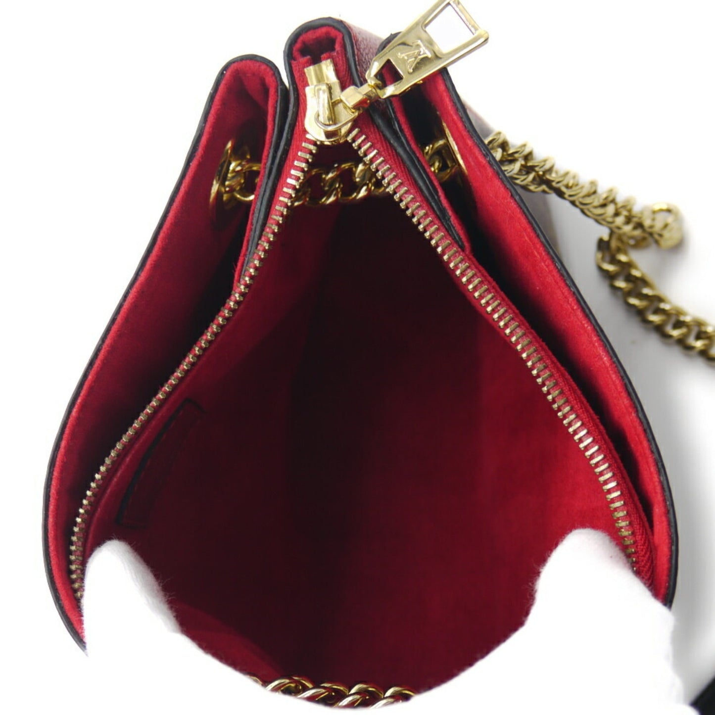 Louis Vuitton Louis Vuitton Surenne Bb Monogram Cerise M43776 Chain Shoulder Bag