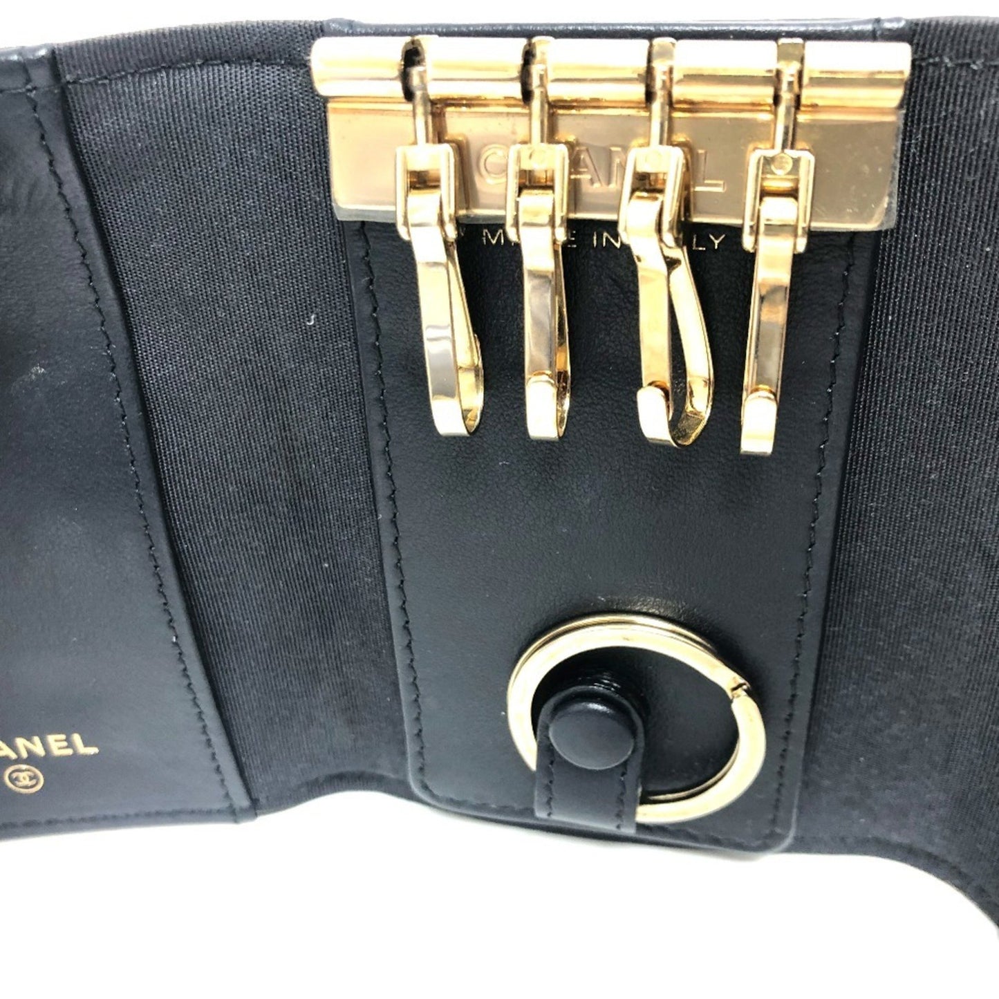 Chanel Coco Mark 4-Ring Key Case