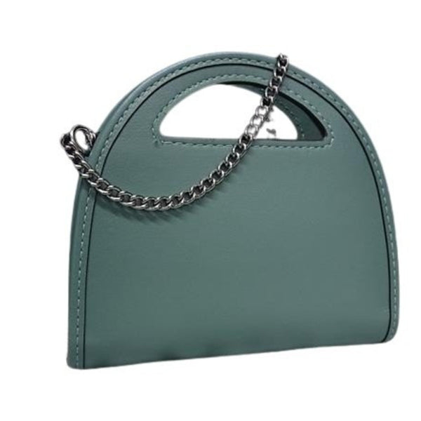 Coach Chain Wallet Ct879 Green Leather
