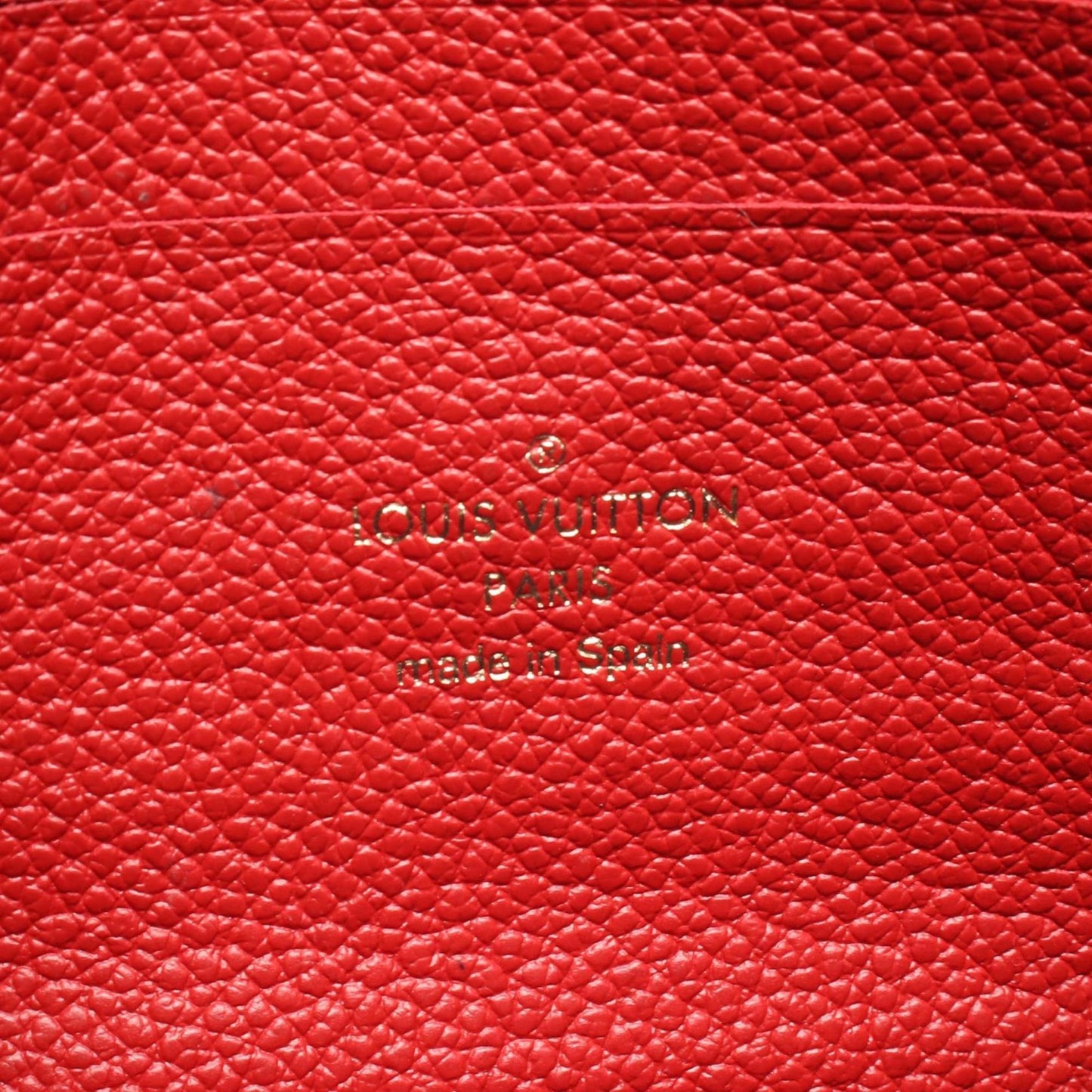 Louis Vuitton Pochette Double Zip Shoulder Bag In Monogram Empreinte Leather