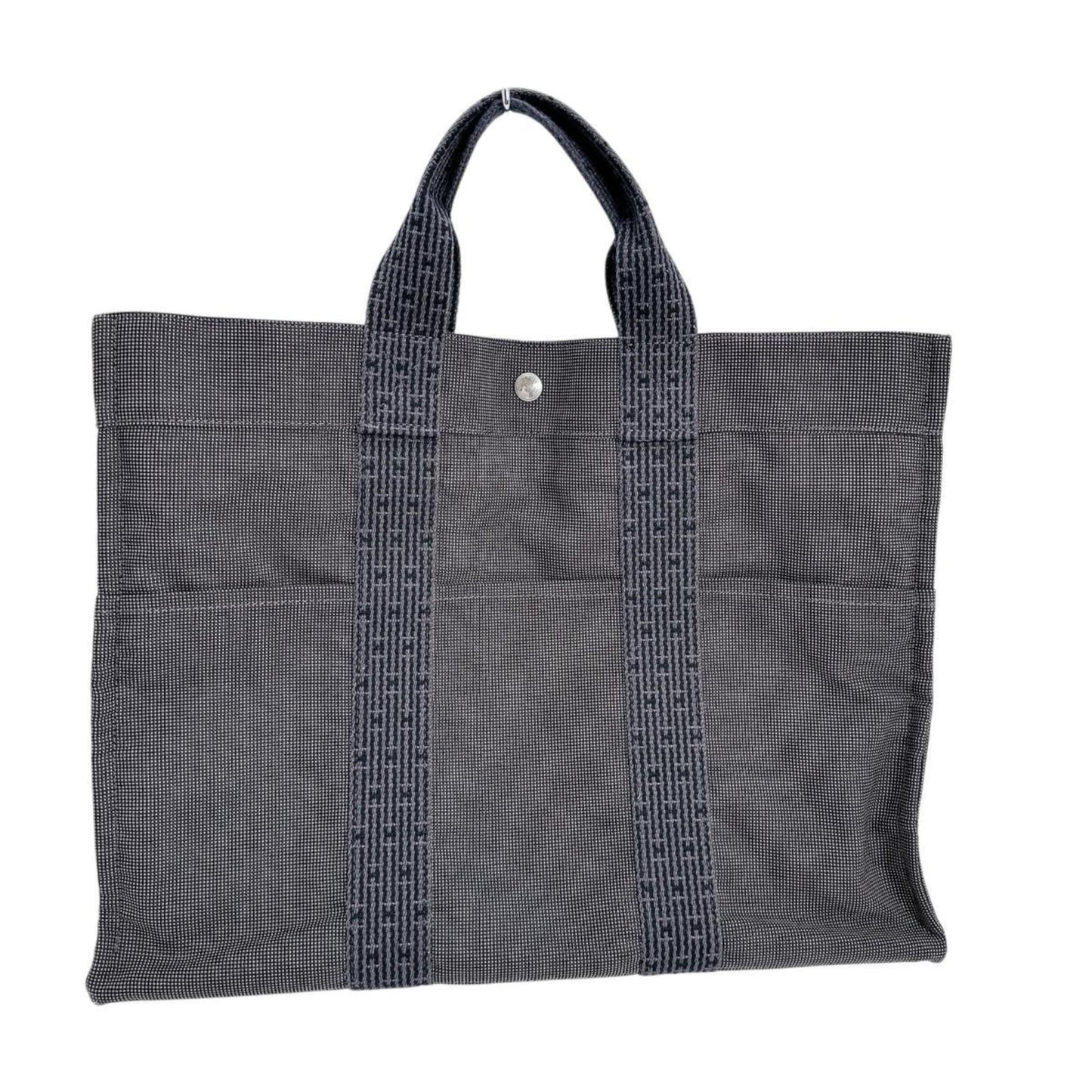 Hermes Hermes Tote Bag Handbag Business Air Line Mm Canvas Grey