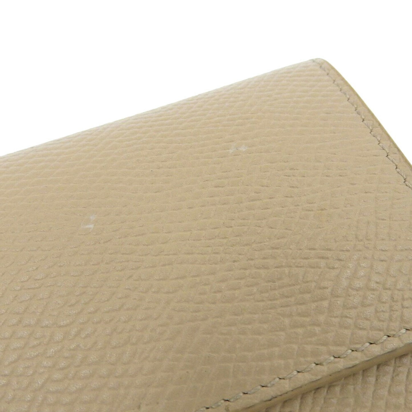 Celine Trifold Wallet 10B573Bel Wallet Leather Beige