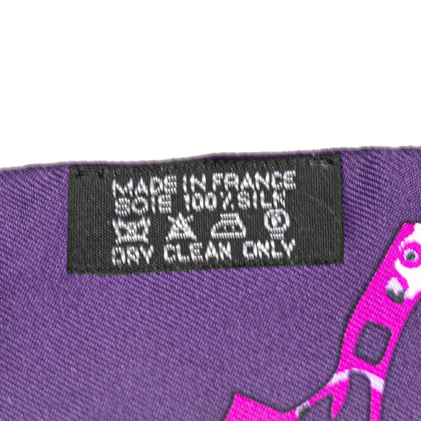 Hermes Twilly Tout En Carre Everything Is In The Carre Scarf Muffler Purple Multicolor Silk