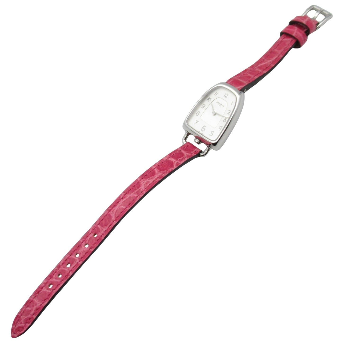 Hermes Hermes Gallop Watch Stainless Steel Leather