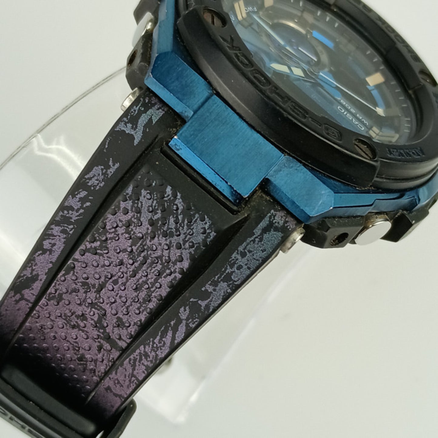 Casio Casio Watch G-Shock G-Steel G-Shock G-Steel Gst-200Cp-2Ajf Black & Blue Dial Resin Stainless