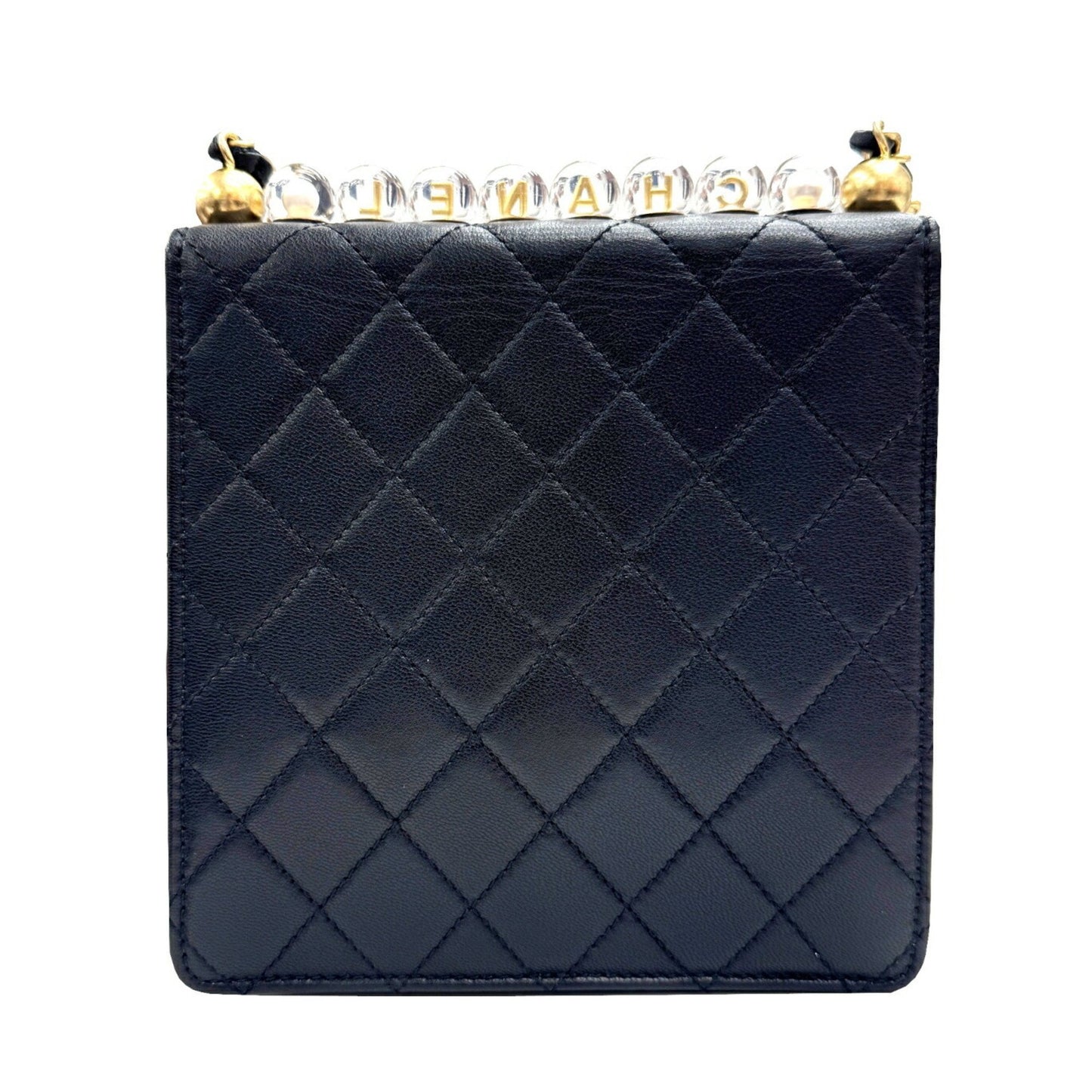 Chanel Chain Shoulder Bag As0584 Black Goatskin Leather 30S 2021