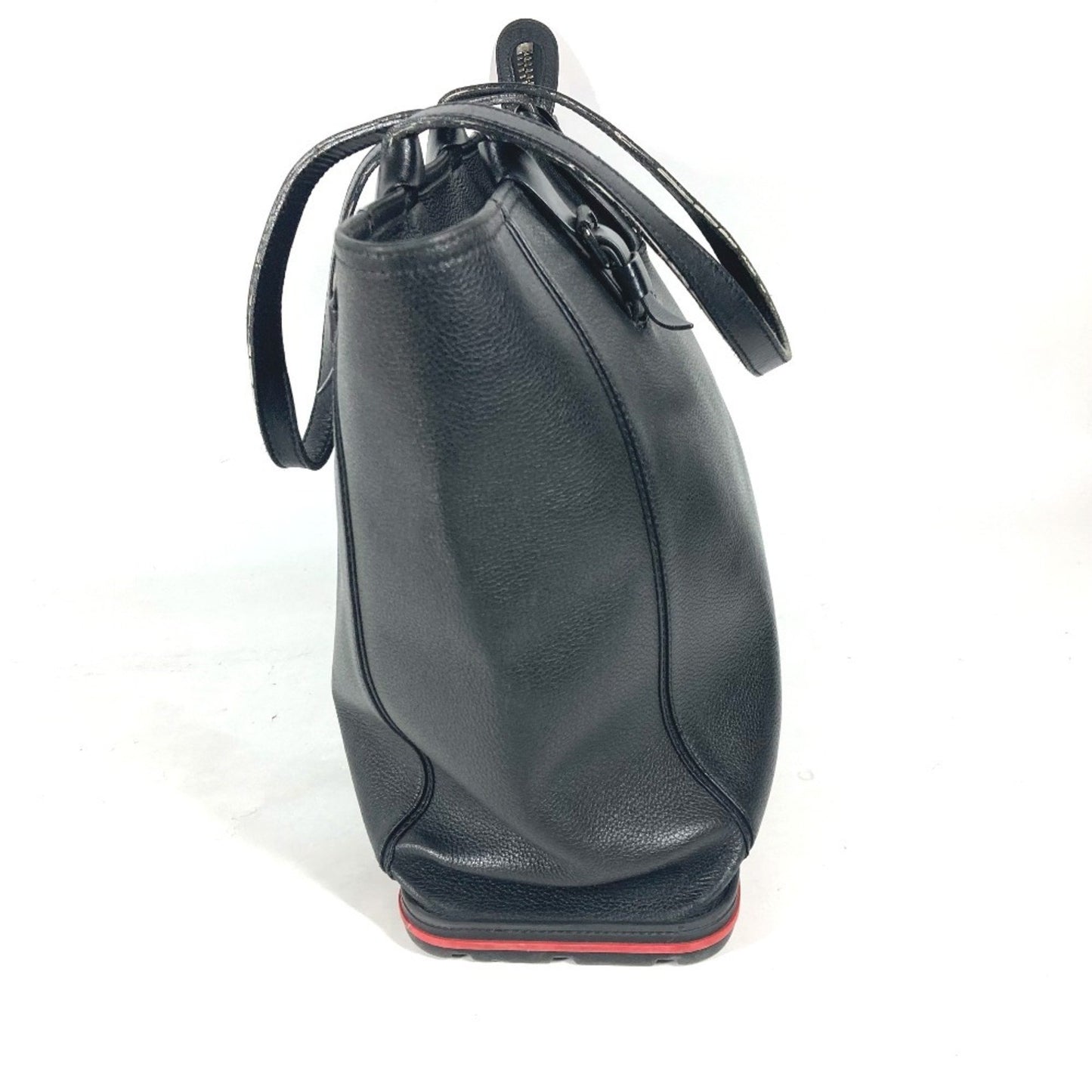 Christian Louboutin Cabiker Small Badge Shoulder Bag Tote Leather