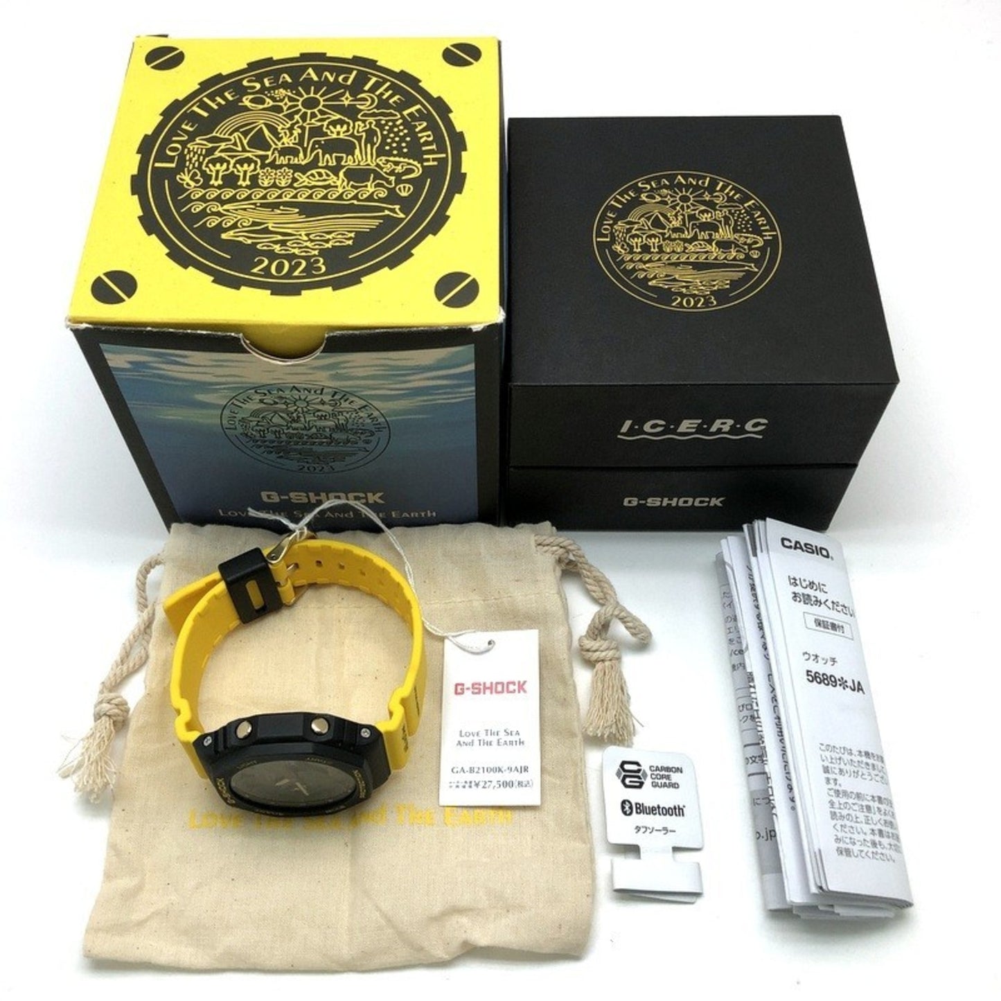 G-Shock Casio Wristwatch Ga-B2100K-9A Irukuji 2023 First Color Tough Solar Bluetooth Led Light