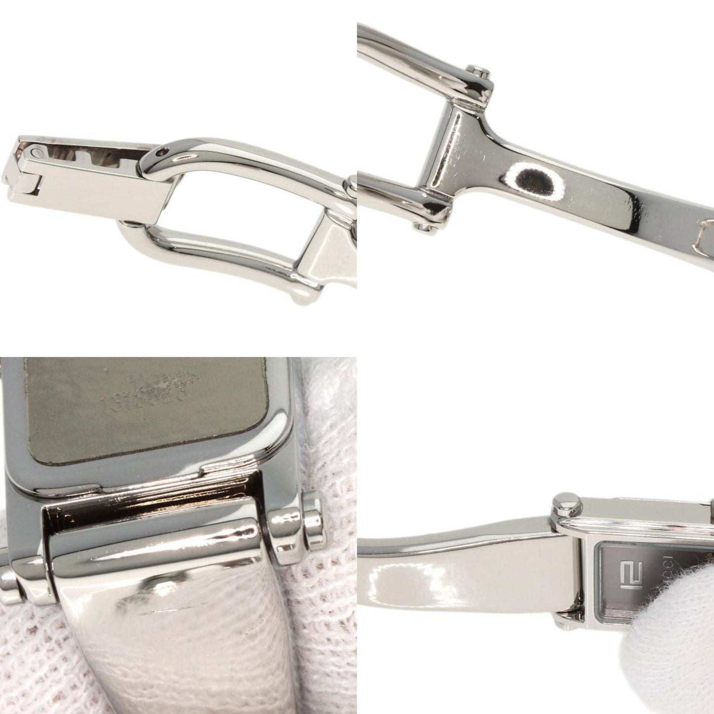 Gucci 1500L Square Face Watch Stainless Steel Ss
