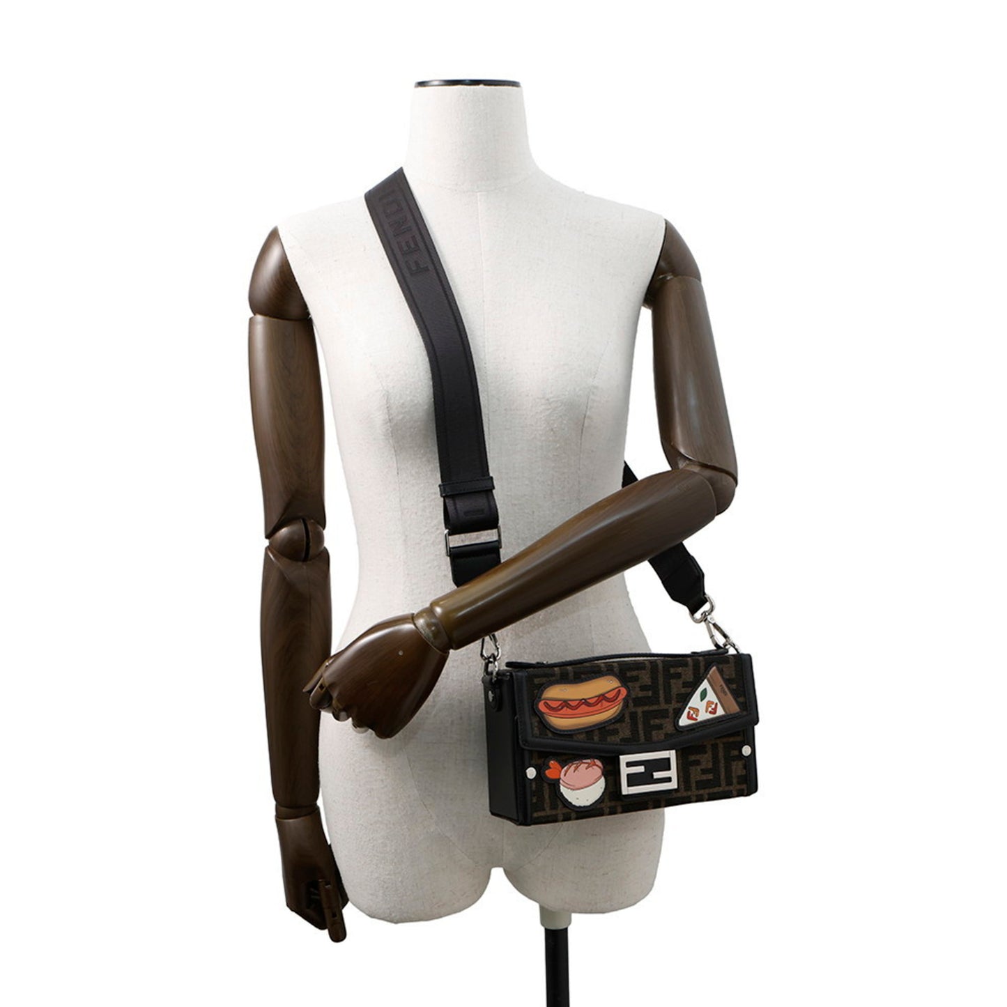 Fendi Fendilicious Baguette Soft Trunk Shoulder Bag In Zucca Pattern (7Va565) From The 2024 Winter