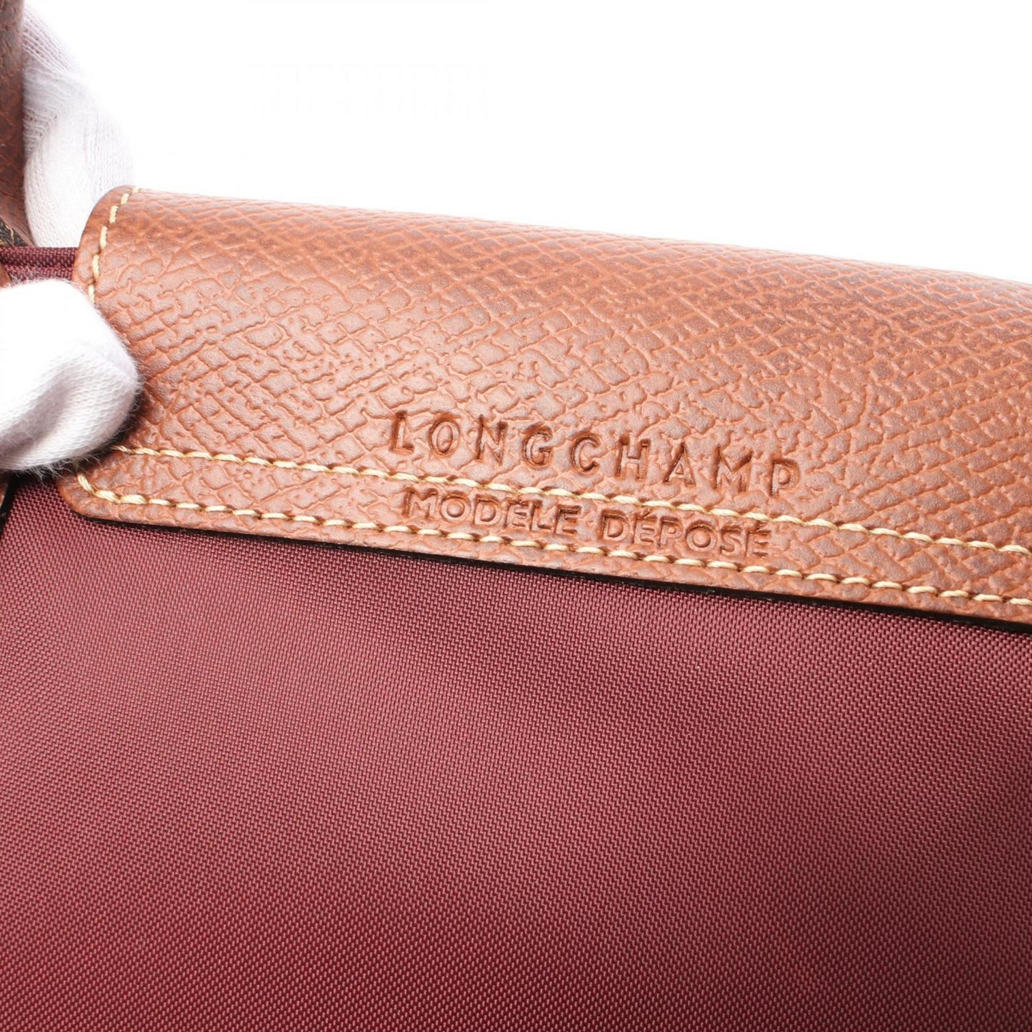 Longchamp Le Pliage Original M Bag Tote Nylon Leather