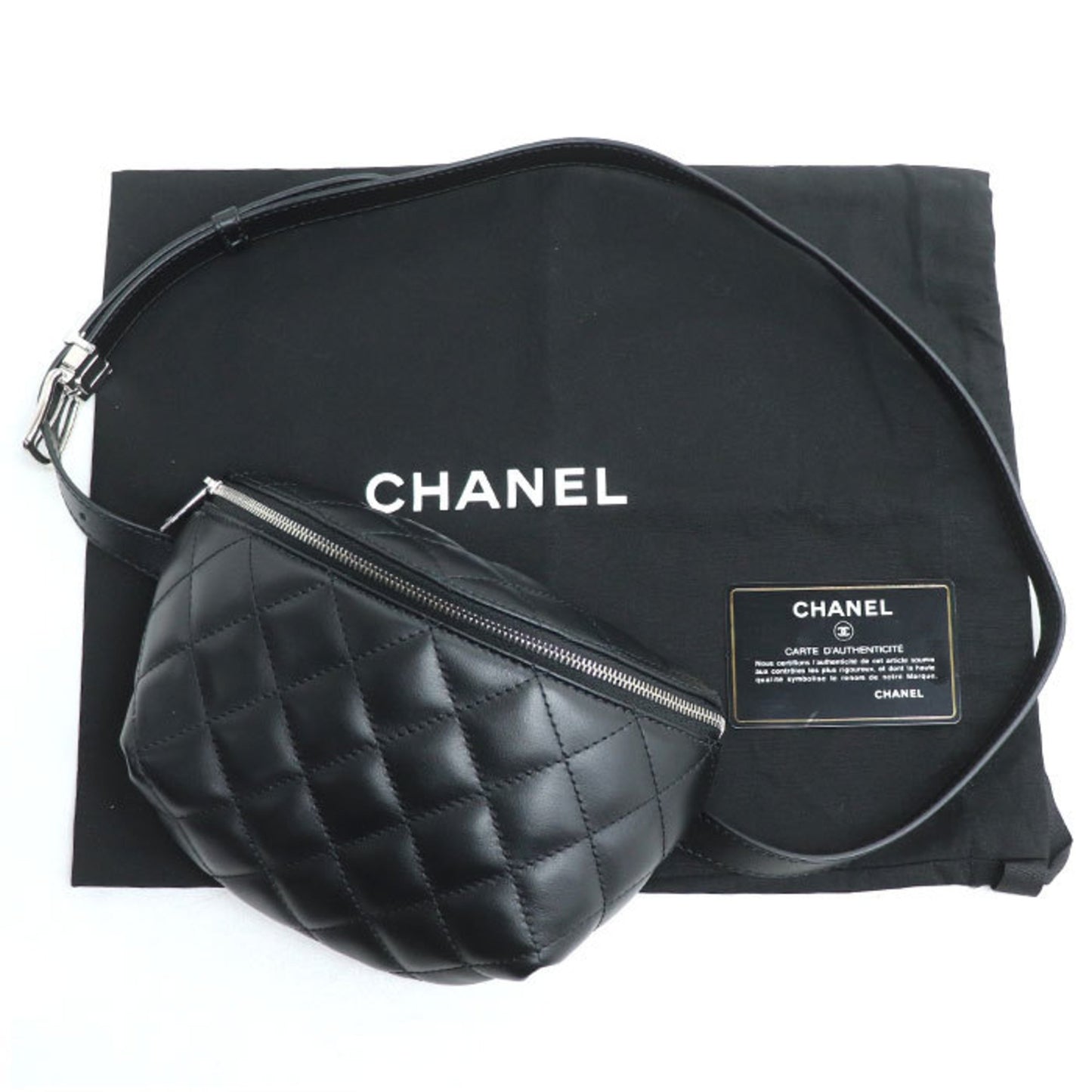 Chanel Chanel Uniform Waist Bag Black Body