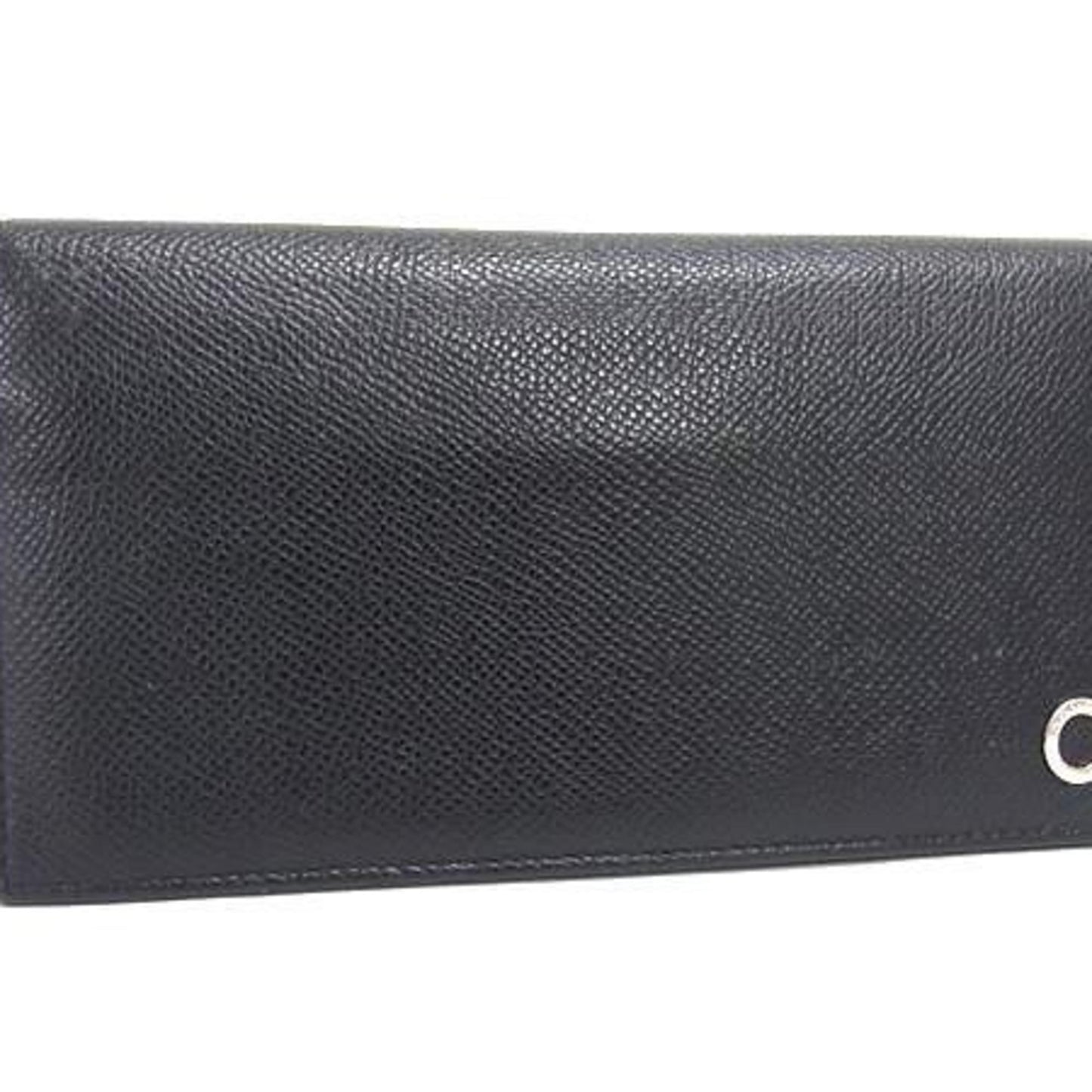 Bvlgari Bvlgari Classico Bifold Long Wallet 282346 Black Leather