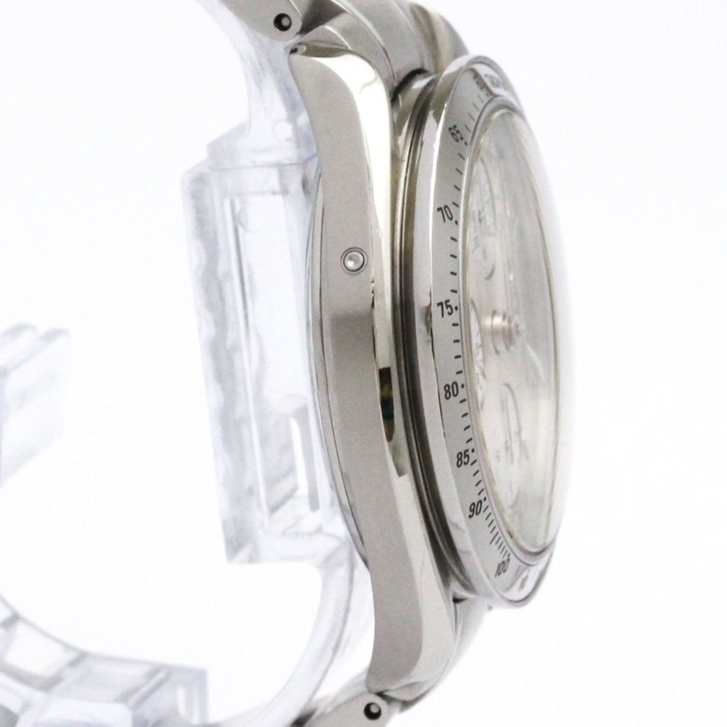 Omega Speedmaster Triple Date Steel Automatic Watch 3523.30 Polished