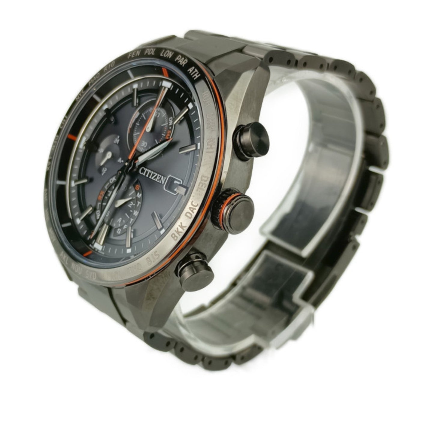 Citizen Watch Attesa Act Line At8185-62E H800-T025871 Black Super Titanium