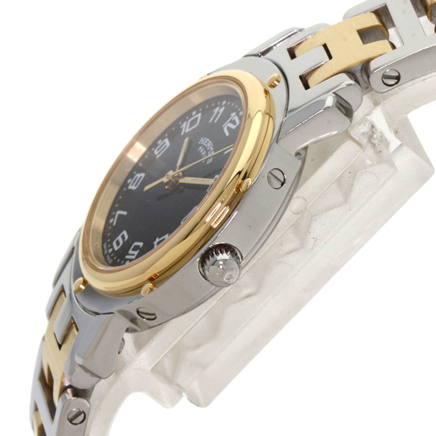 Hermes Clipper Watch Stainless Steel Ssxgp