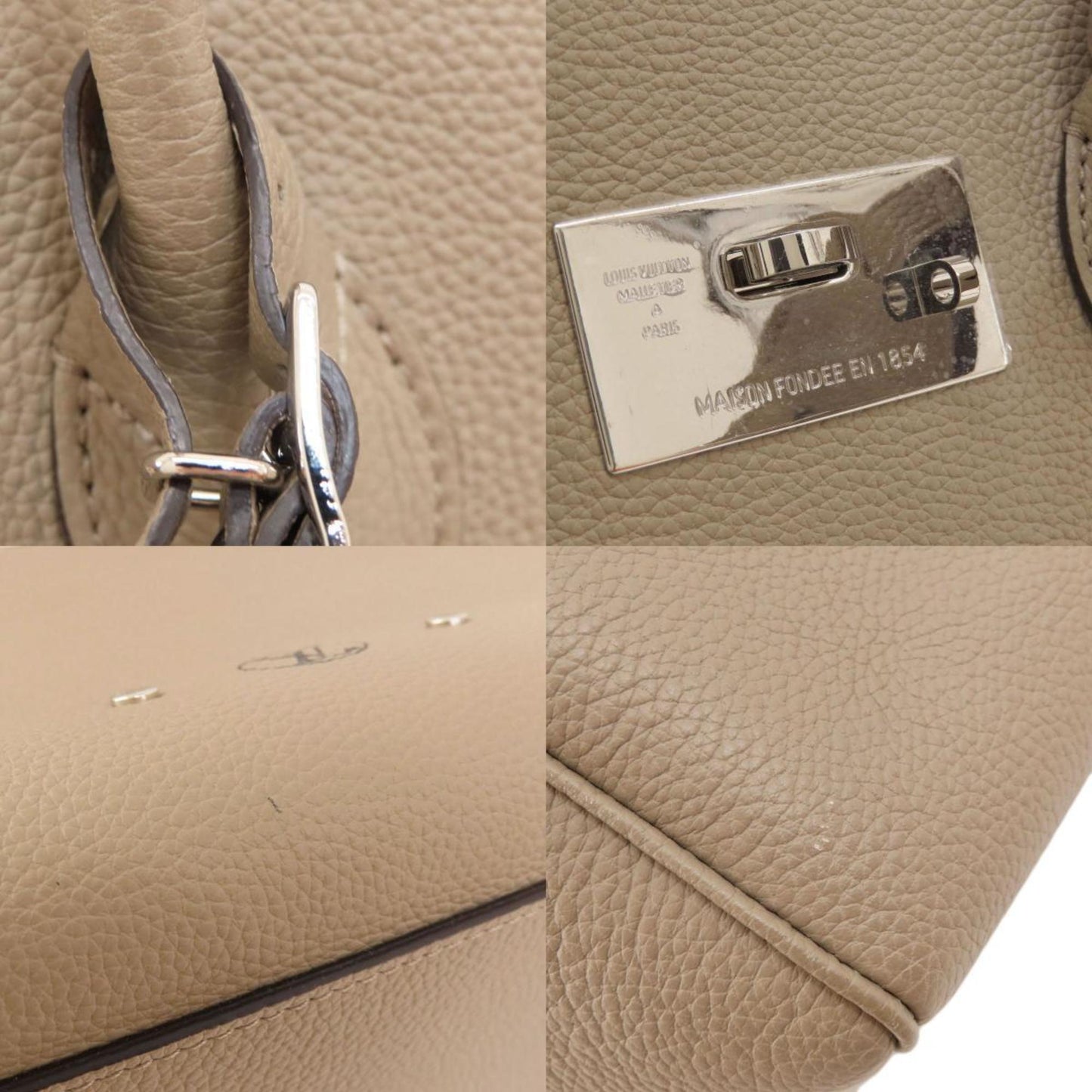 Louis Vuitton M51685 Mira Mm Tourterelle Handbag Taurillon Leather