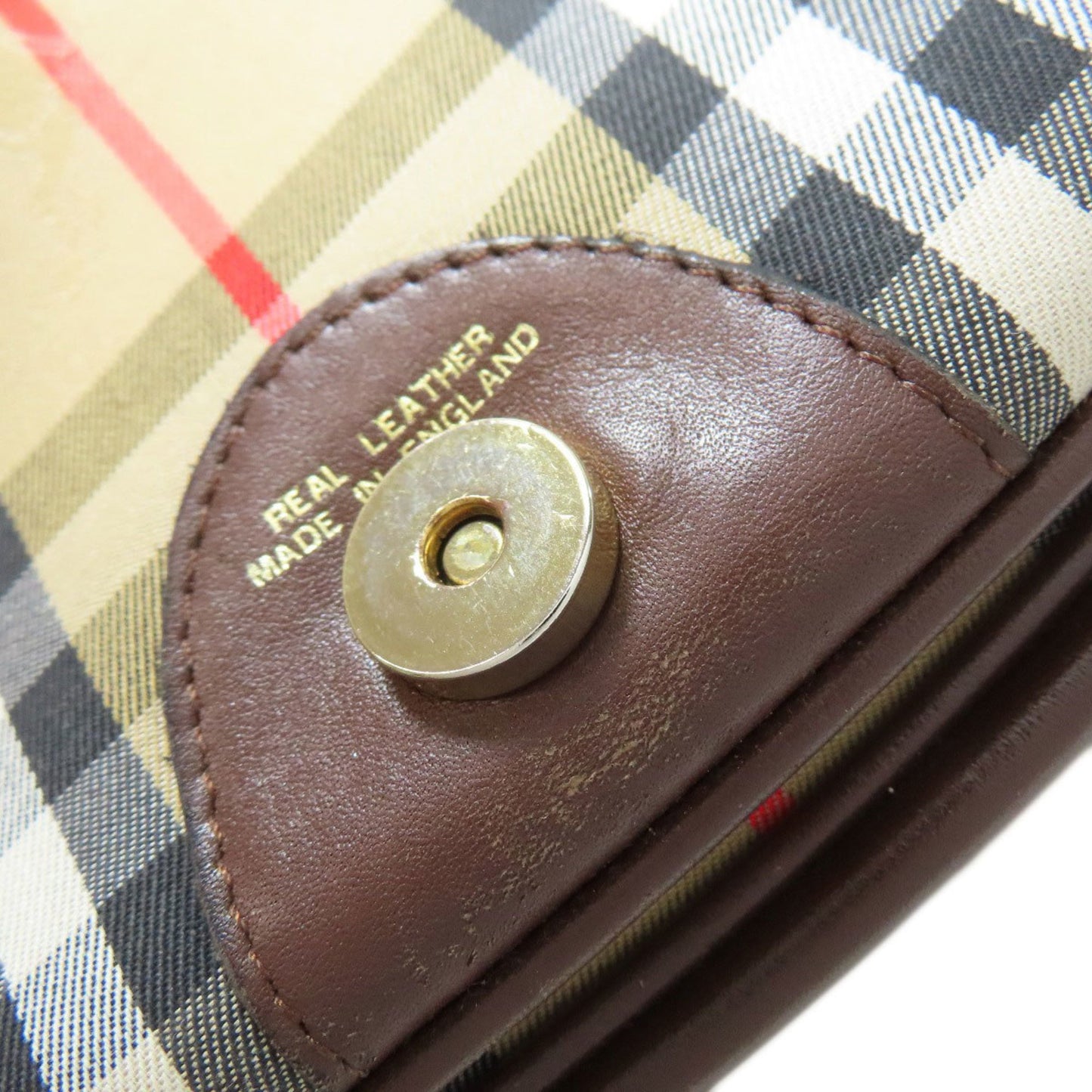 Burberry Nova Check Canvas Shoulder Bag