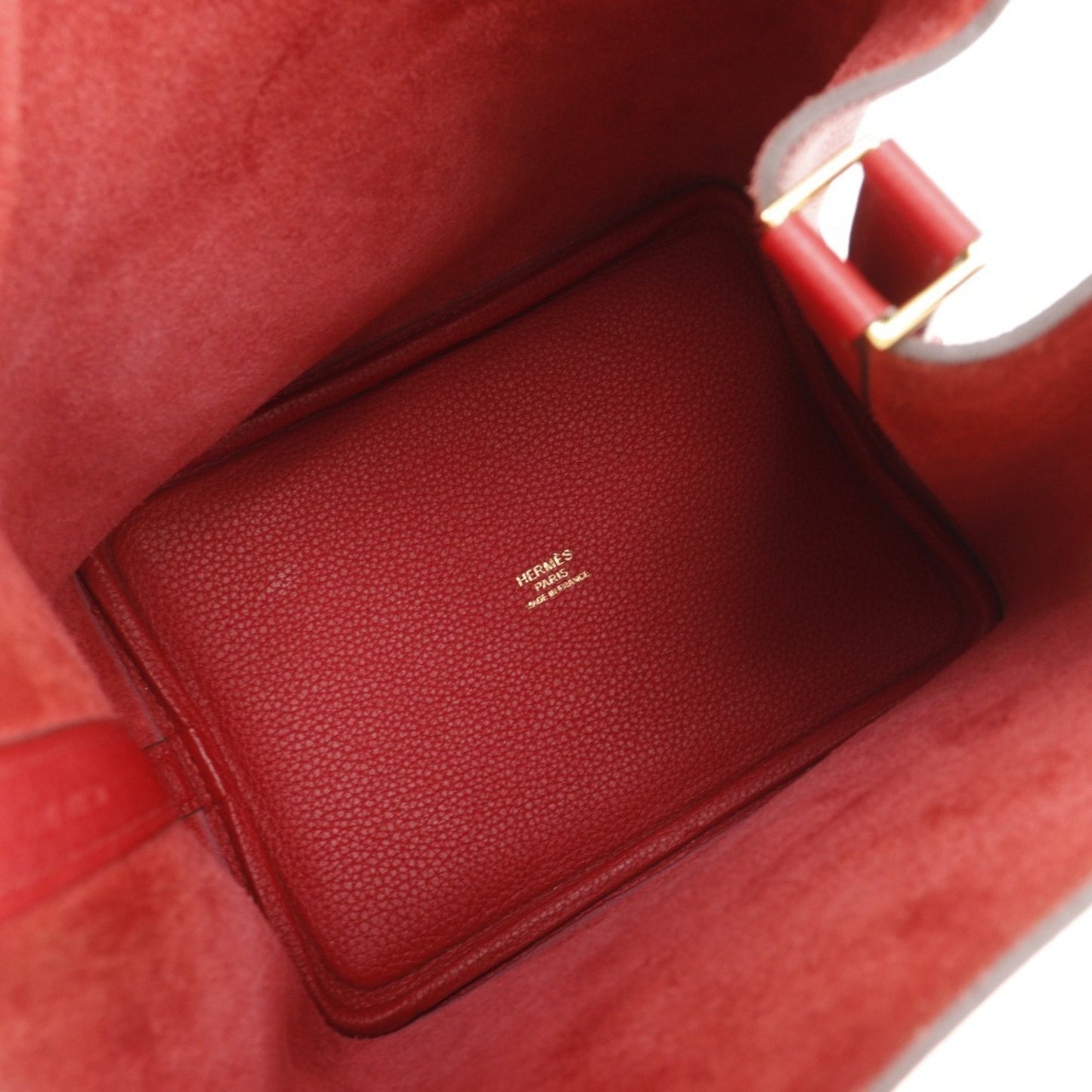 Hermes Hermes Picotin Lock 18 Pm Handbag X Taurillon Maurice 2018 Red / C Belt Clasp Loc18K