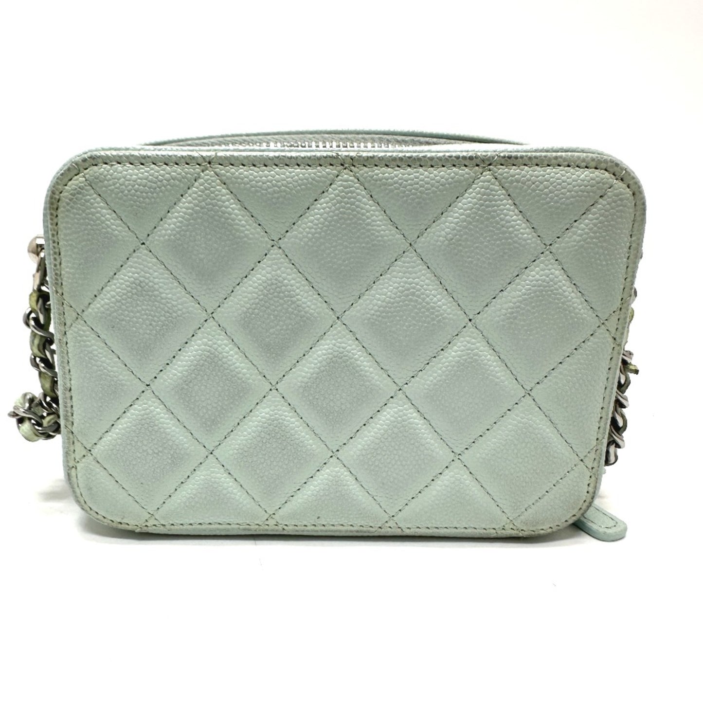 Chanel Ap2426 Cc Mark Chain Bag Pochette Bag Shoulder Bag Blue