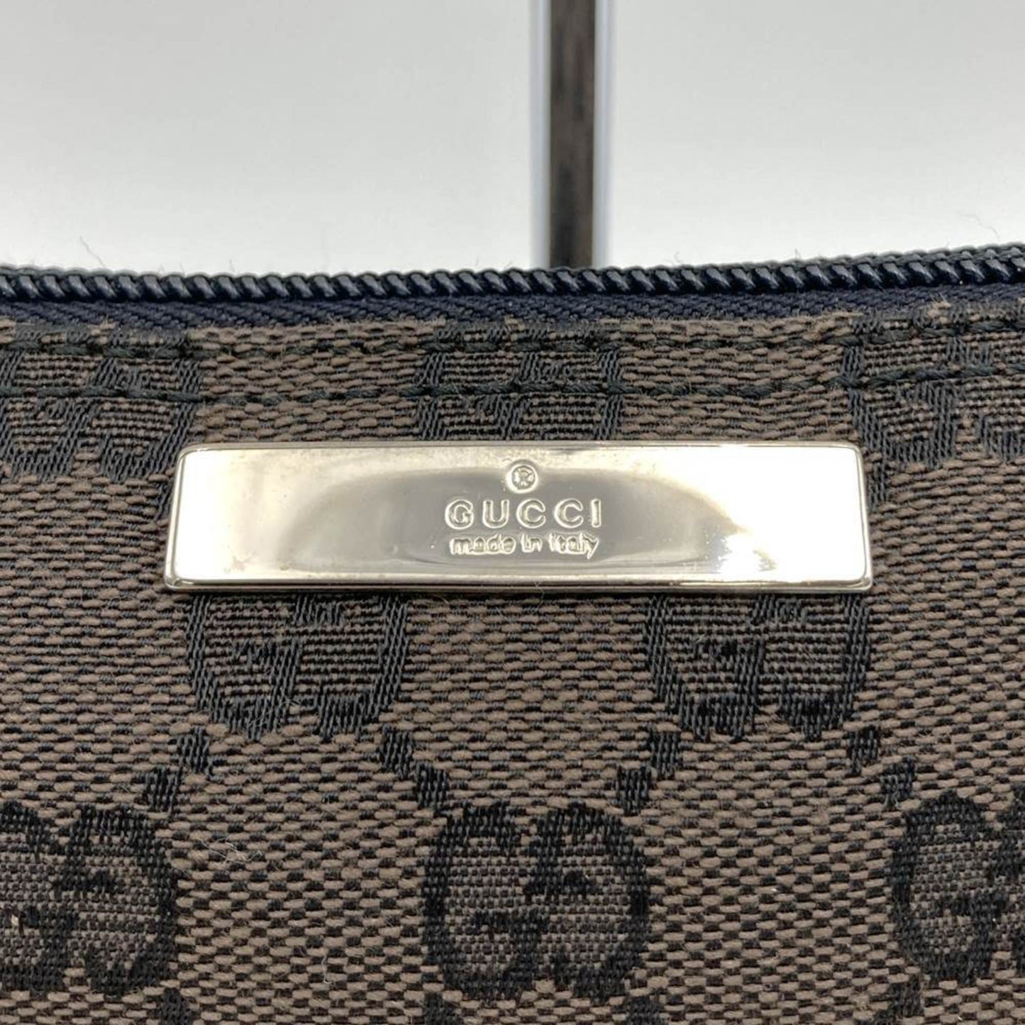 Gucci 002058 Pouch Gg Canvas Brown/Black