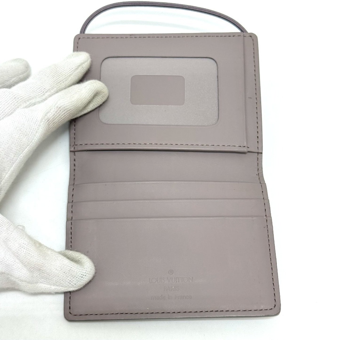 Louis Vuitton M6367B Porte Carte Transport Business Card Holder Small Items Bi-Fold Holder/Card