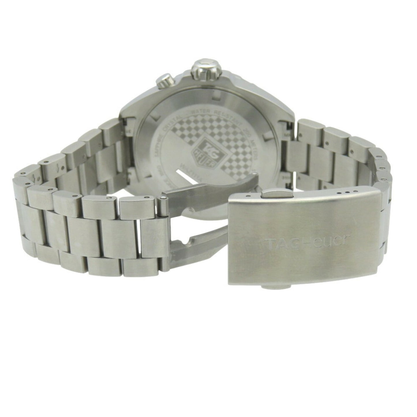 Like New Tag Heuer Formula 1 Alarm Waz111A Quartz Watch Stainless Steel Black Dial 1582Tag Heuer
