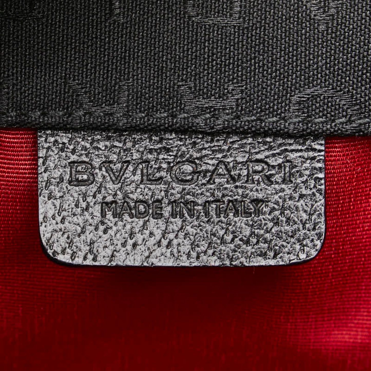 Bvlgari Logomania Tote Bag In Black Canvas