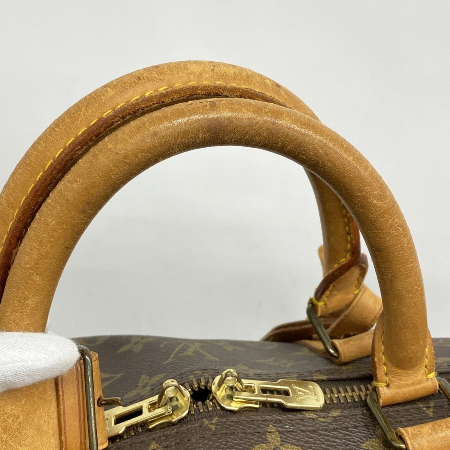 Louis Vuitton Monogram Keepall Bandouliere 60 Boston Bag M41412 Brown