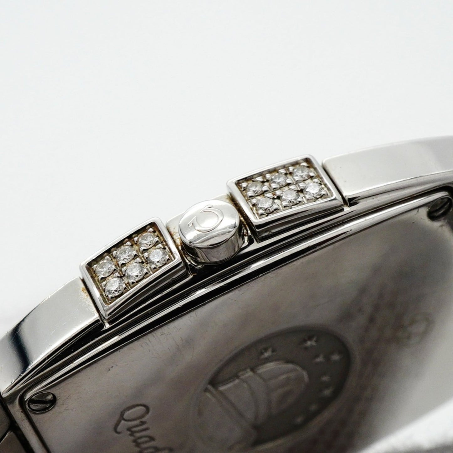 Omega Constellation Quadrella 1586.72 Blue Dial