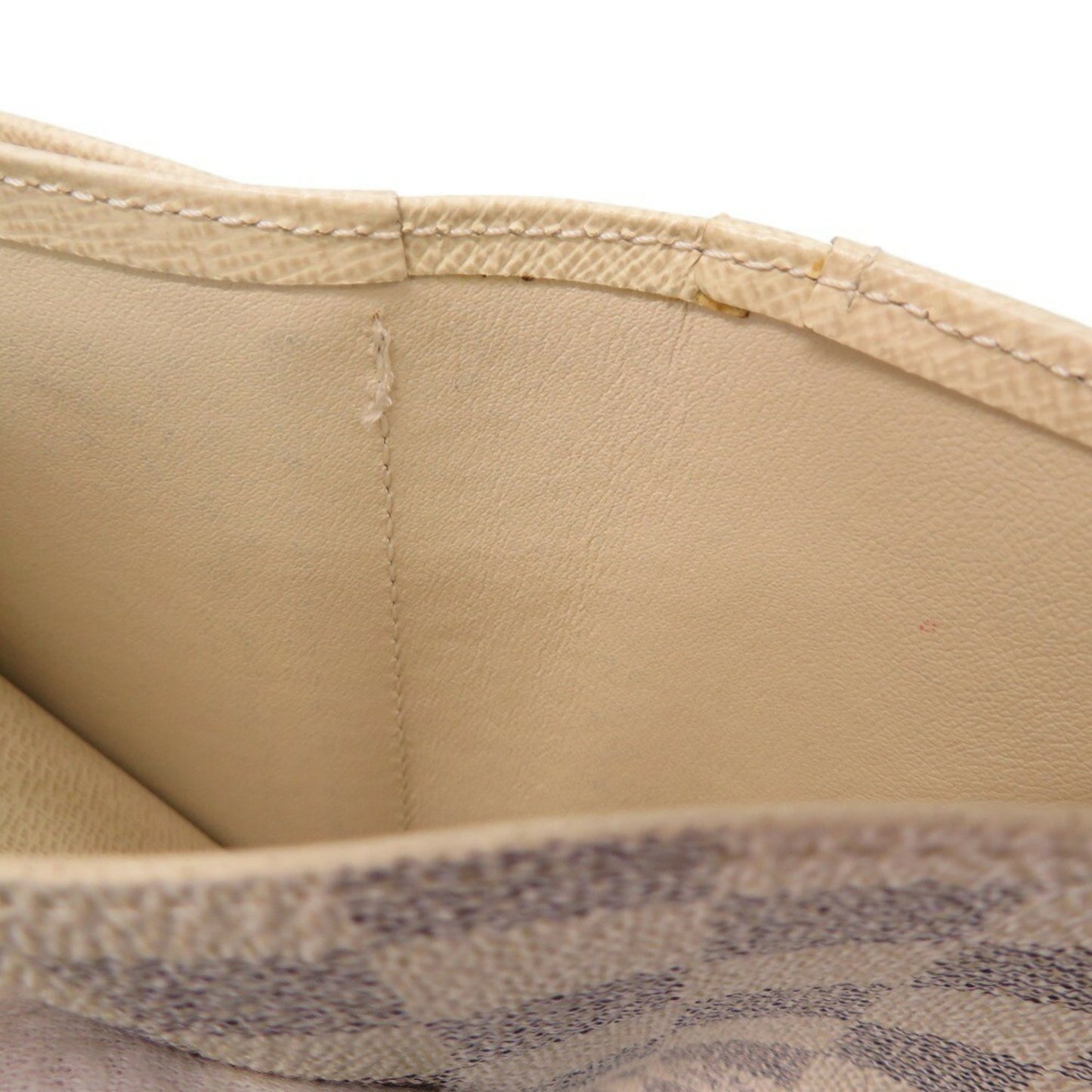 Louis Vuitton Portefeuille Viennois Damier Azur N61676 White Bi-Fold Wallet