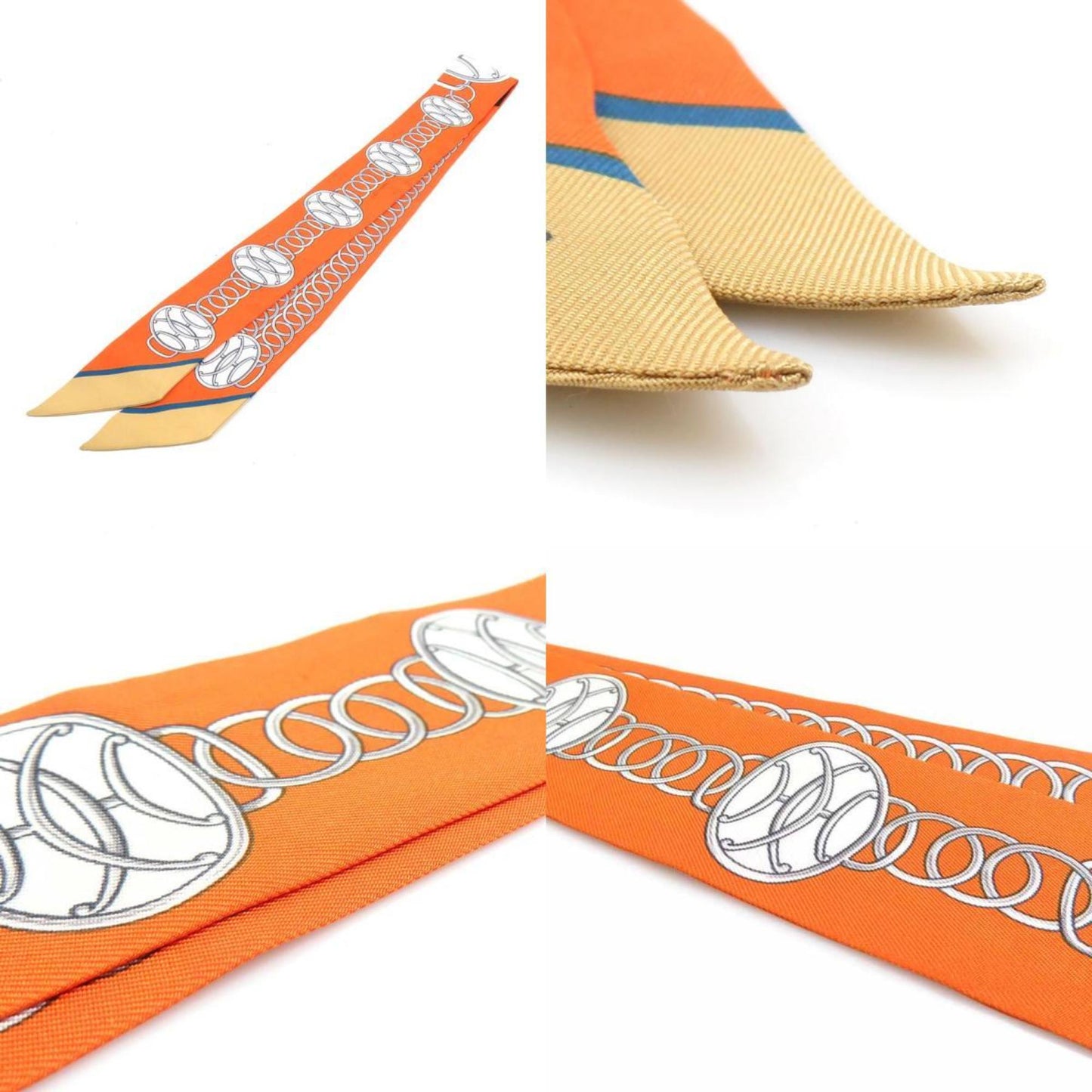 Hermes Hermes Scarf/Muffler Twilly Silk Multicolor