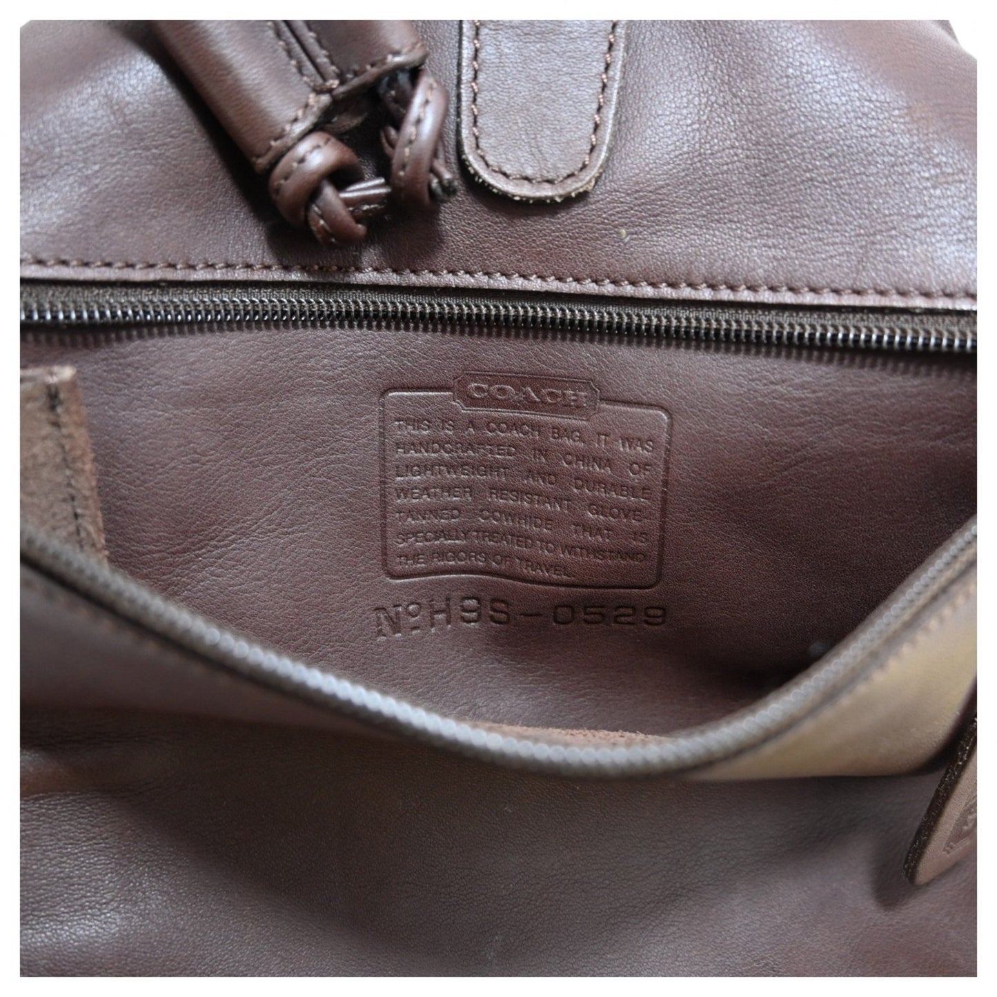 Coach Backpack Leather Brown Rucksack