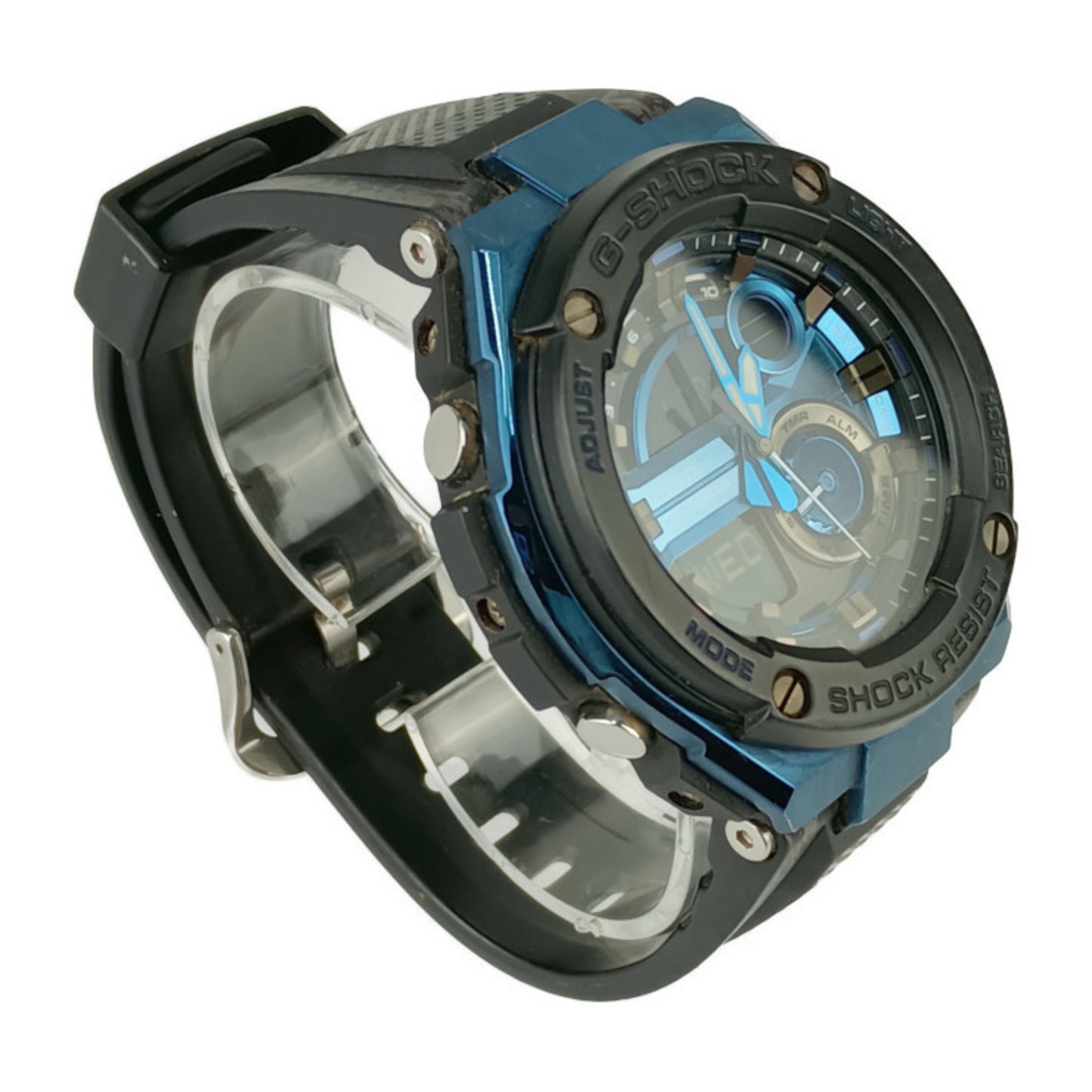 Casio Casio Watch G-Shock G-Steel G-Shock G-Steel Gst-200Cp-2Ajf Black & Blue Dial Resin Stainless