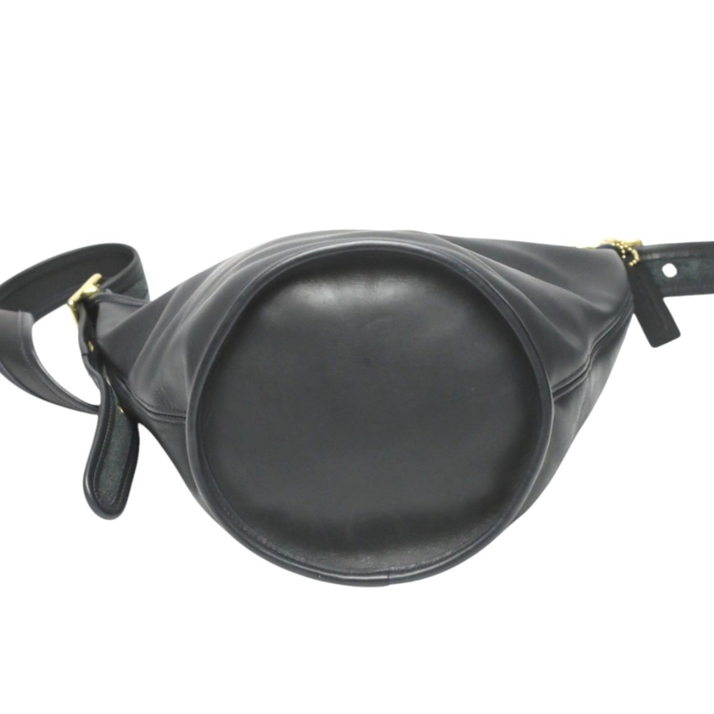 Coach Shoulder Bag Handbag Vintage Bucket Leather 9953 Black