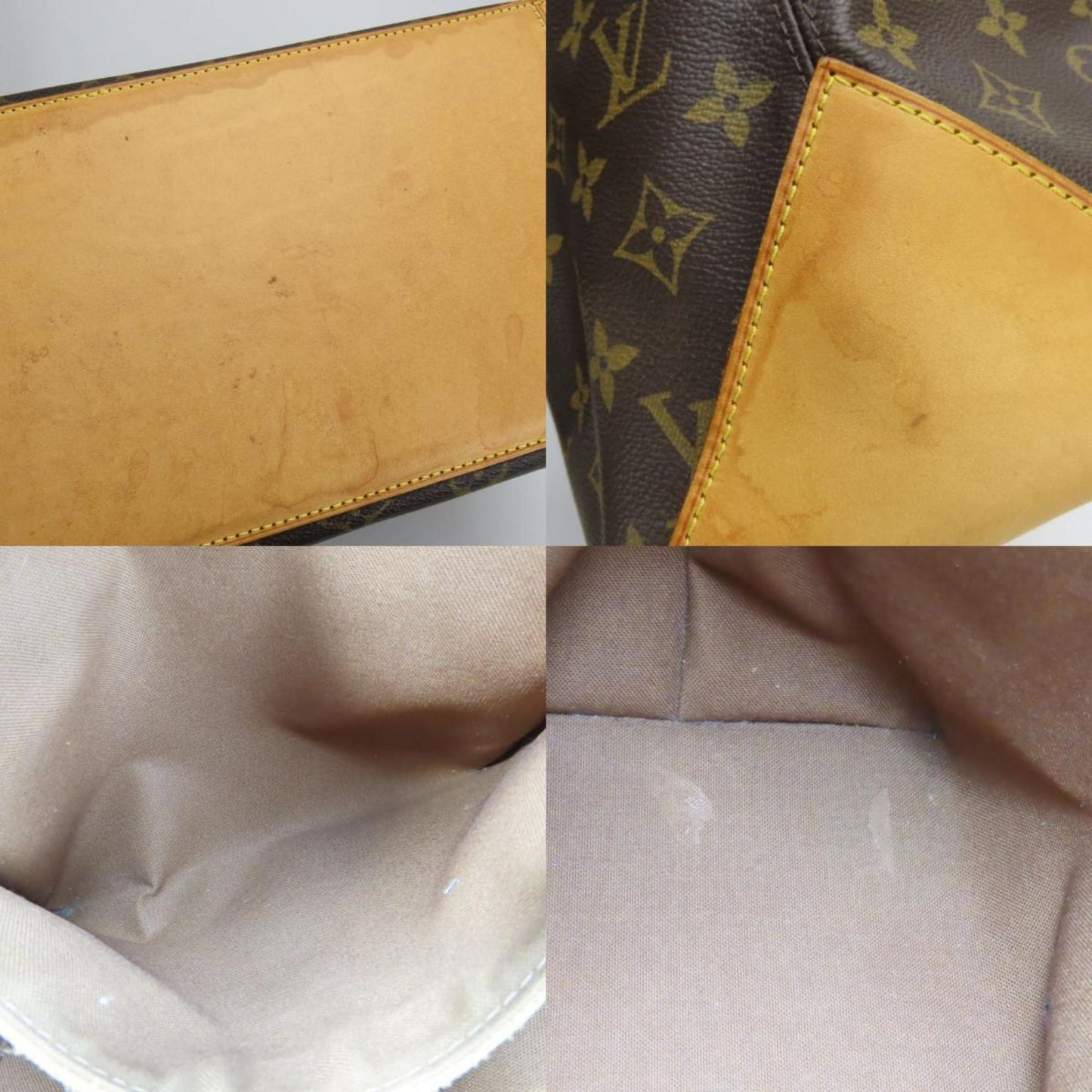 Louis Vuitton Tote Bag Cabas Maison M51151 Monogram Tanned Leather Brown