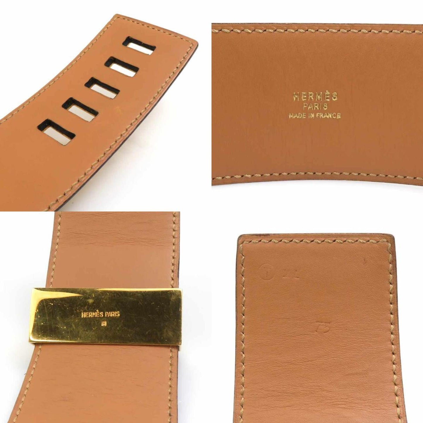 Hermes Herms Collier De Chien Box Calf Belt In Black