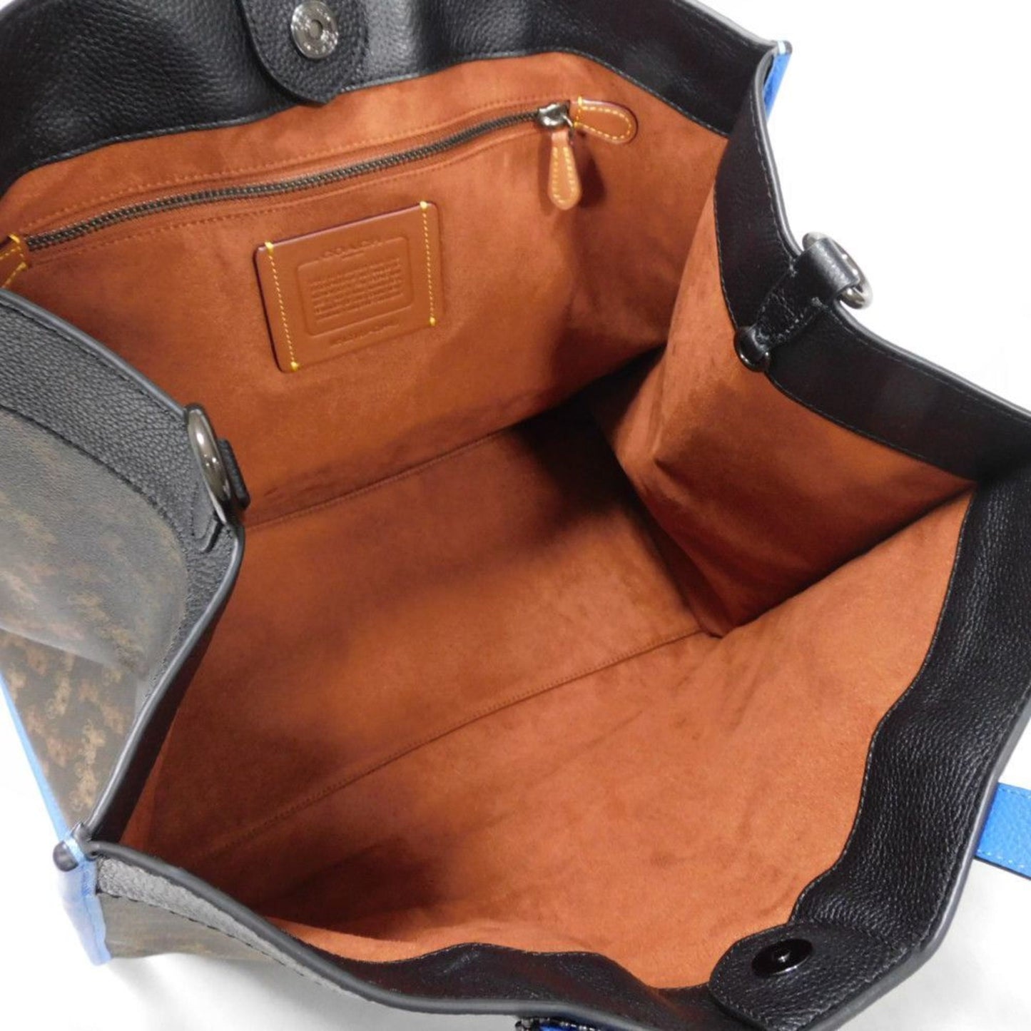 Coach Coach Tote Bag Field 40 Current Blue Shoulder Horse