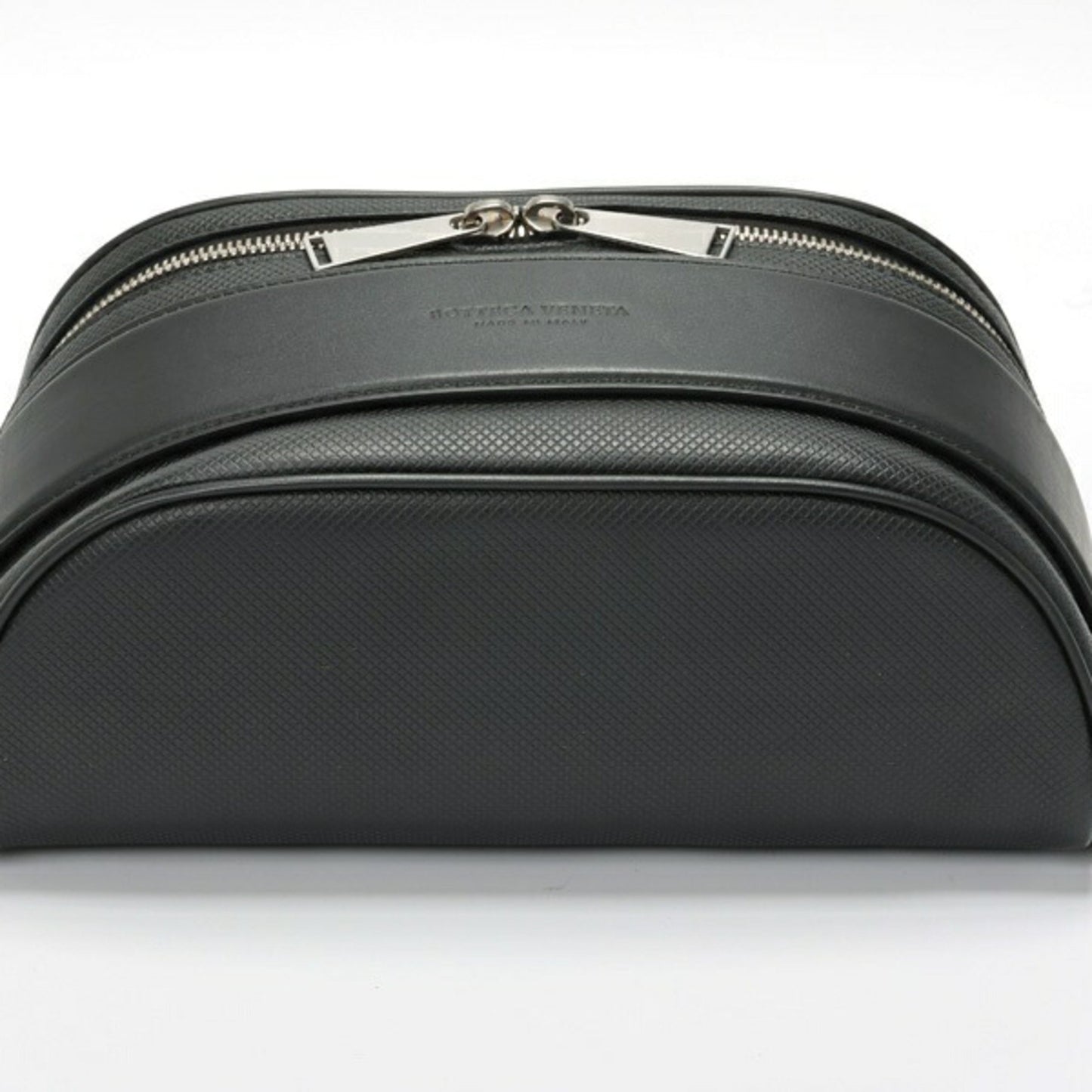 Bottega Veneta Marco Polo Belt Bag Body 578140 Leather Black S-157368