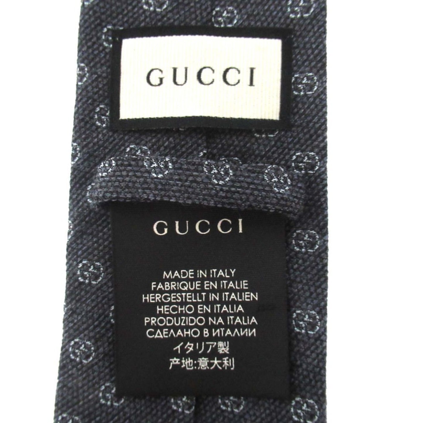 Gucci Michele-Era Gg Pattern Silk Wool Tie