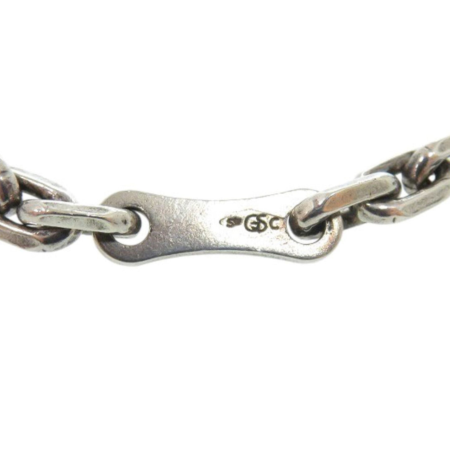 Hermes Animal Charm Dog Leather/925 Silver Brown Keychain 0161 Hermes