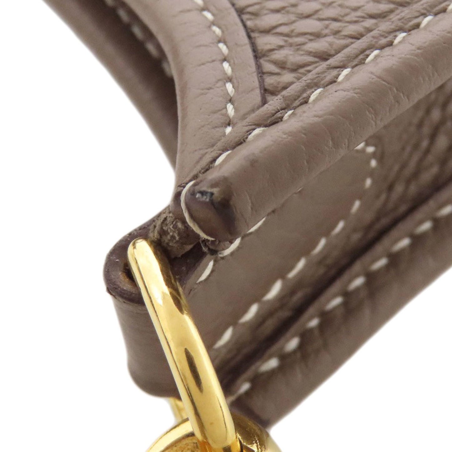 Hermes Herms Evelyn Amazon Etoupe Shoulder Bag With Gold Hardware