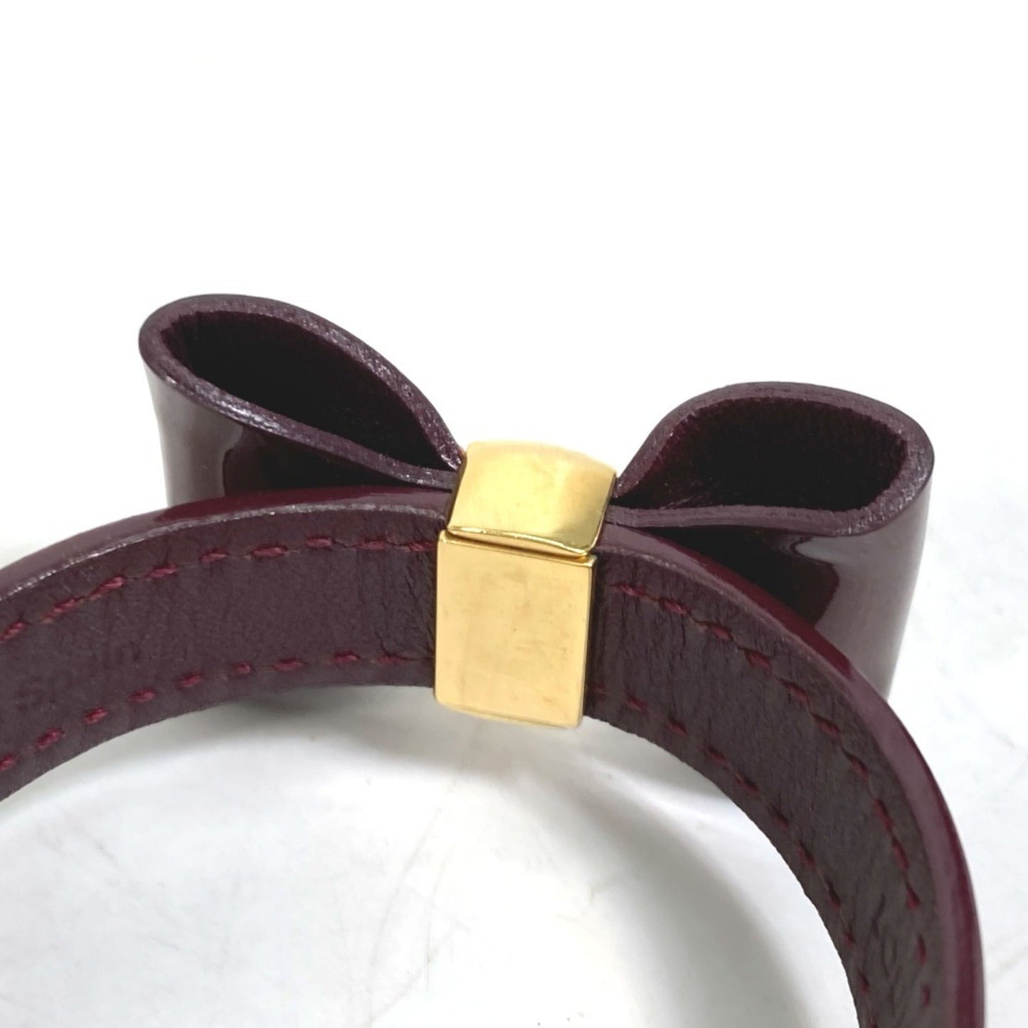 Louis Vuitton M6617F Monogram Vernis Favorite Ribbon Bracelet