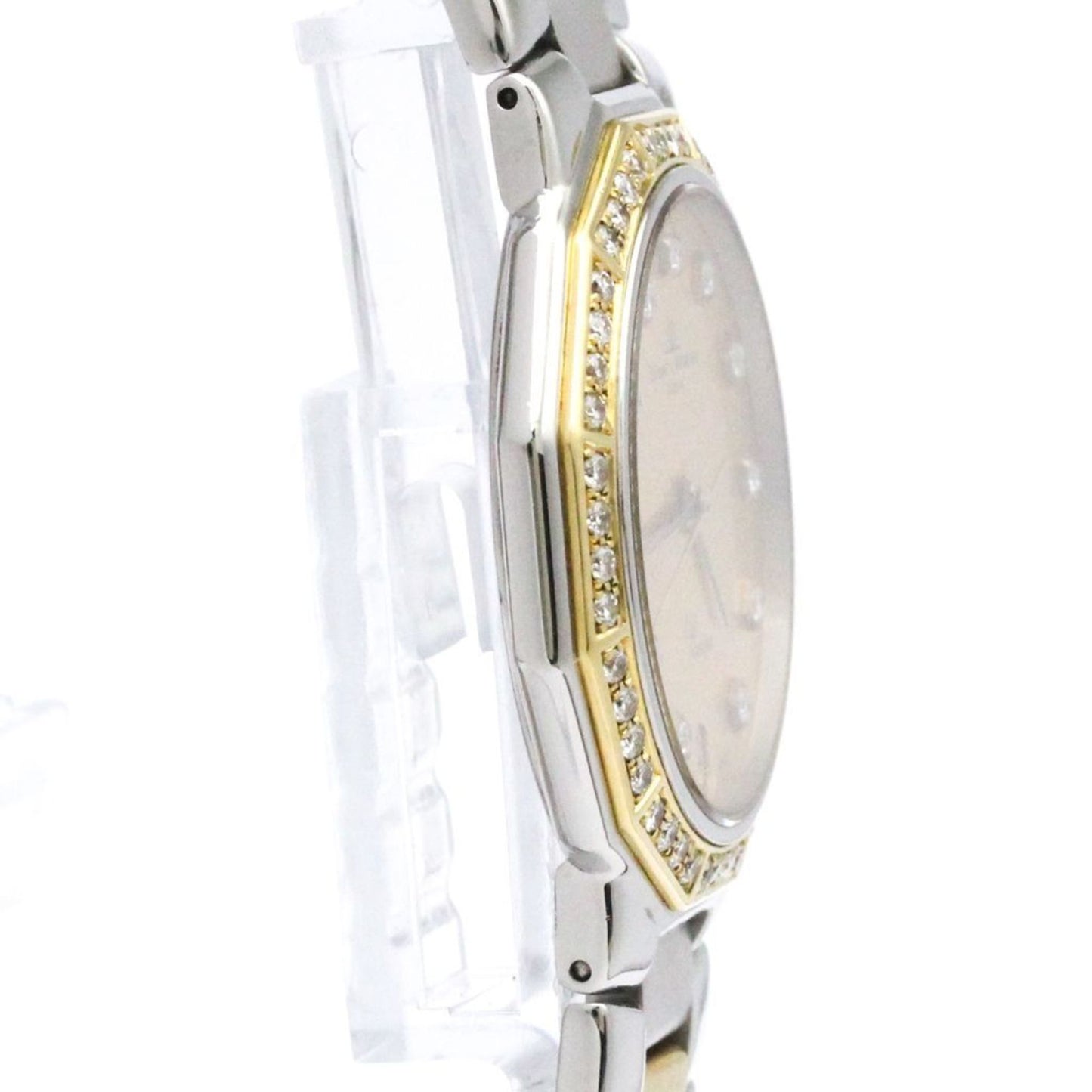 Baume & Mercier Riviera Diamond 18K Gold Steel Watch 5131.3 Polished