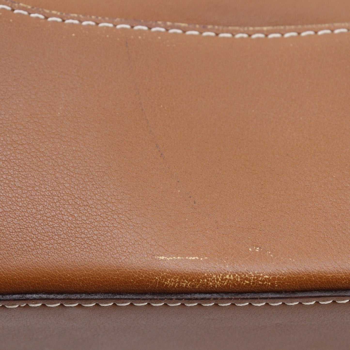 Loewe L Shoulder Bag Calf Brown A5 Logo