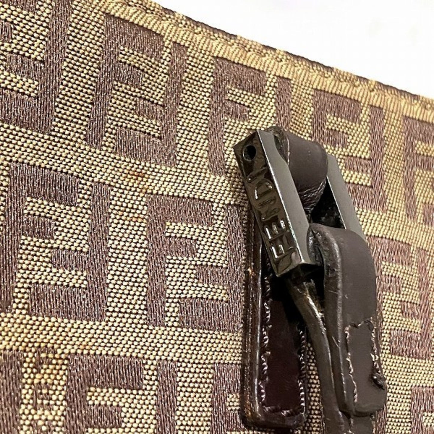 Fendi Zucchino Canvas Tote Bag