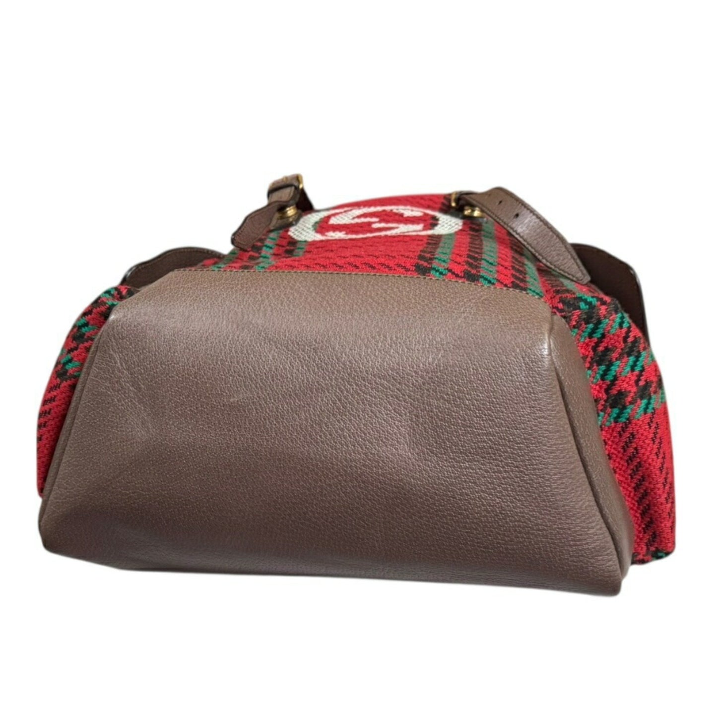 Gucci Houndstooth & Stripe Backpack/Daypack In Wool (625939)