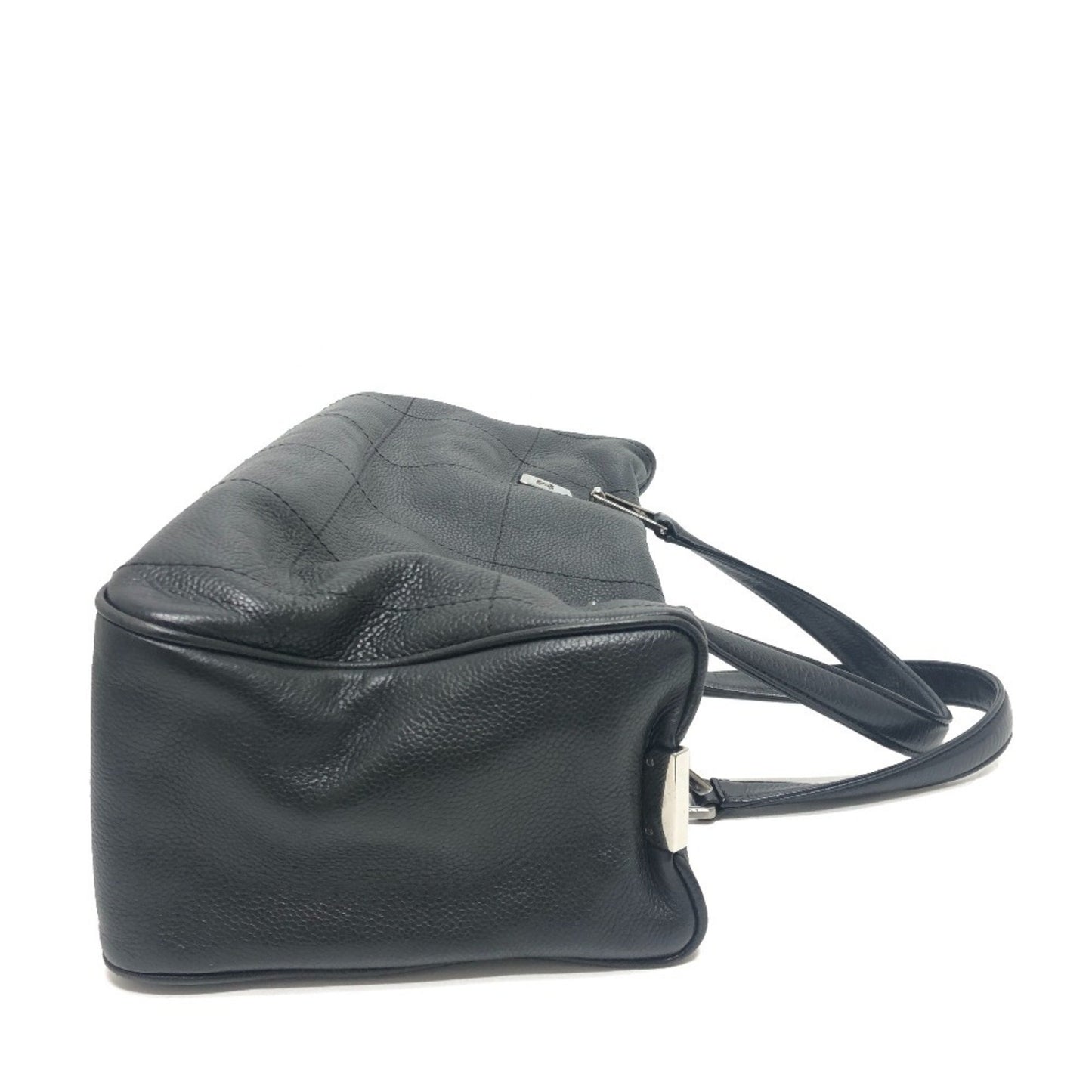 Chanel Chanel Chocolate Bar Mini Boston Bag Handbag Back Soft Caviar Skin